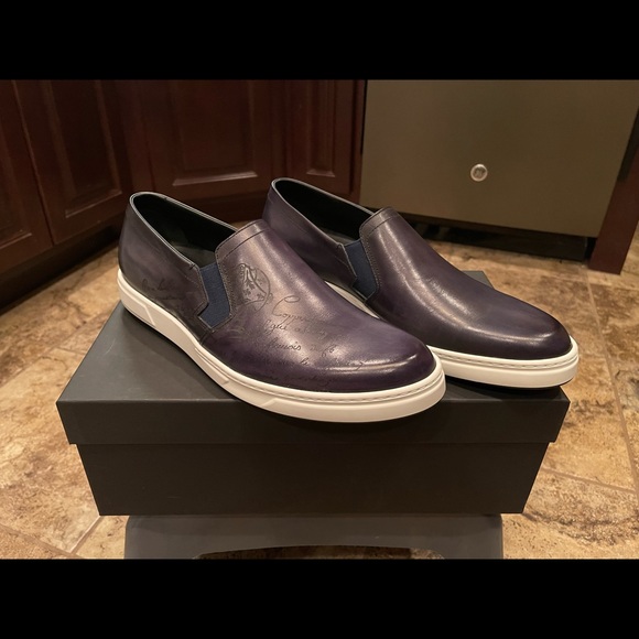 Berluti Playtime Scritto slip-on - Picture 2 of 10
